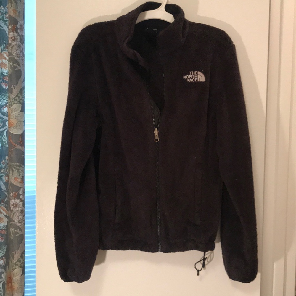 Black North Face Fuzzy Jacket